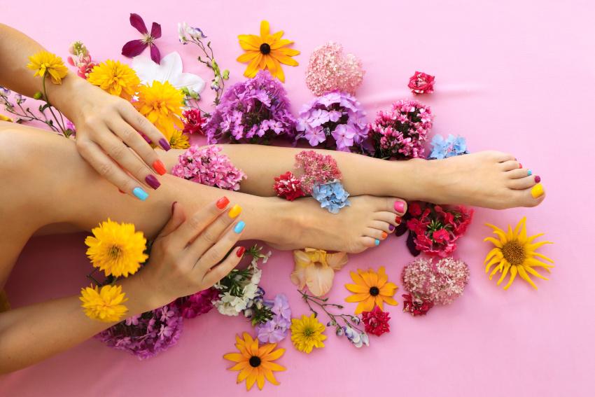 Color Blocking Nails