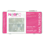 Classic Nagel Tips Clear Sortierbox 500 Stück
