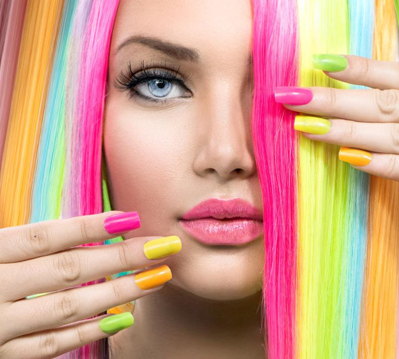 Rainbow Nails
