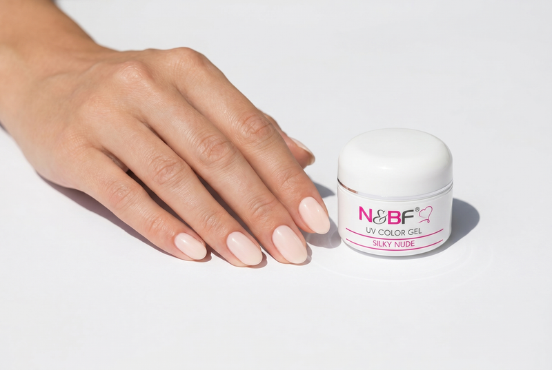 Clean Girl Nägel in natürlichem Nude-Look
