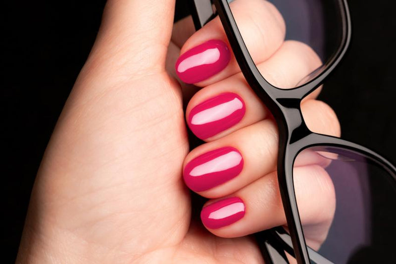 Viva Magenta Nails
