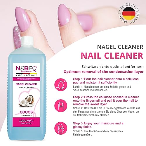 N&BF N&BF Nagel Cleaner all for one Cocos 1000ml Detailbild 3