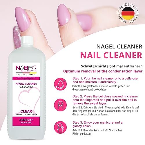 N&BF N&BF Nagel Cleaner all for one klar 1000ml Detailbild 2