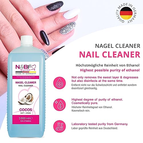 N&BF N&BF Nagel Cleaner all for one Cocos 1000ml Detailbild 5