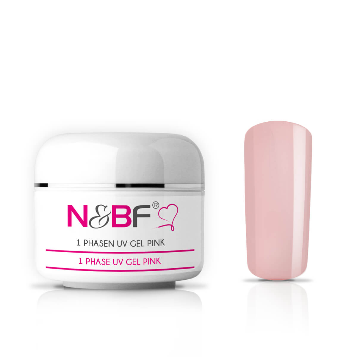 Nails Beauty Factory 1 Phasen UV Gel Pink 15 ml 57527099