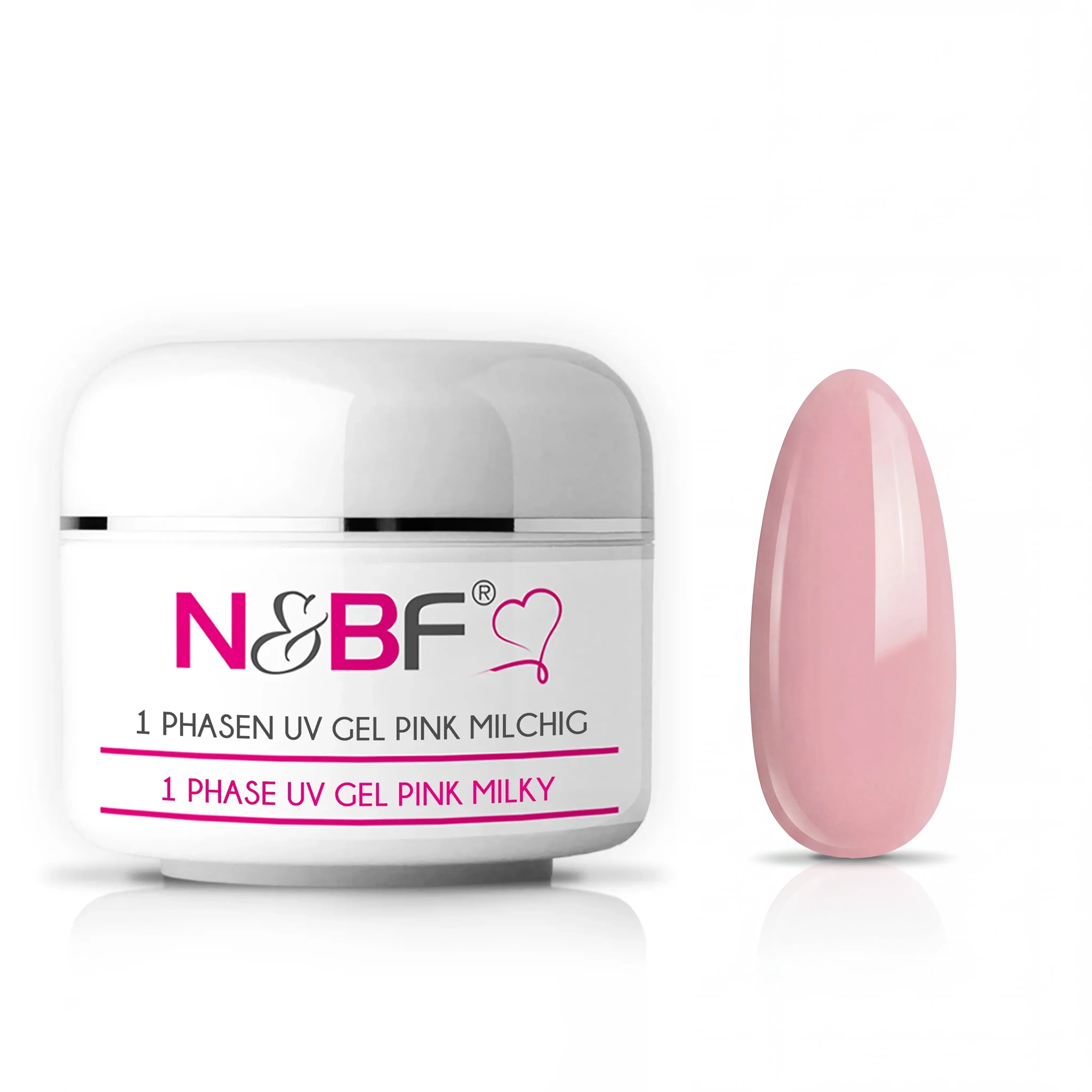1-Phasen UV Gel pink milchig  dickviskos 30ml