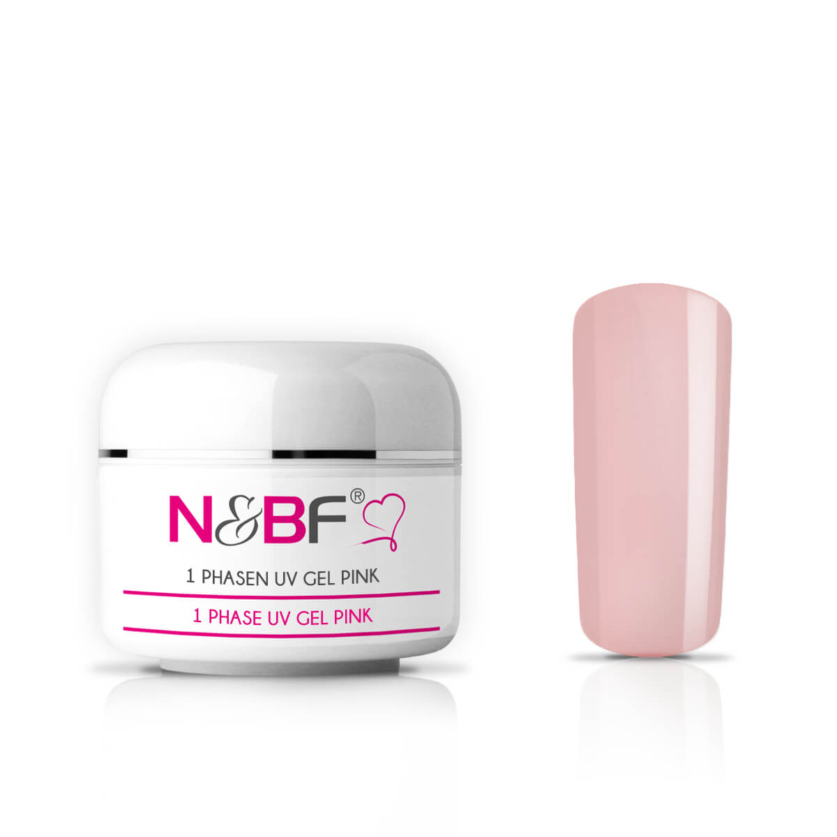 Nails Beauty Factory 1 Phasen UV Gel Pink 5 ml 57527097