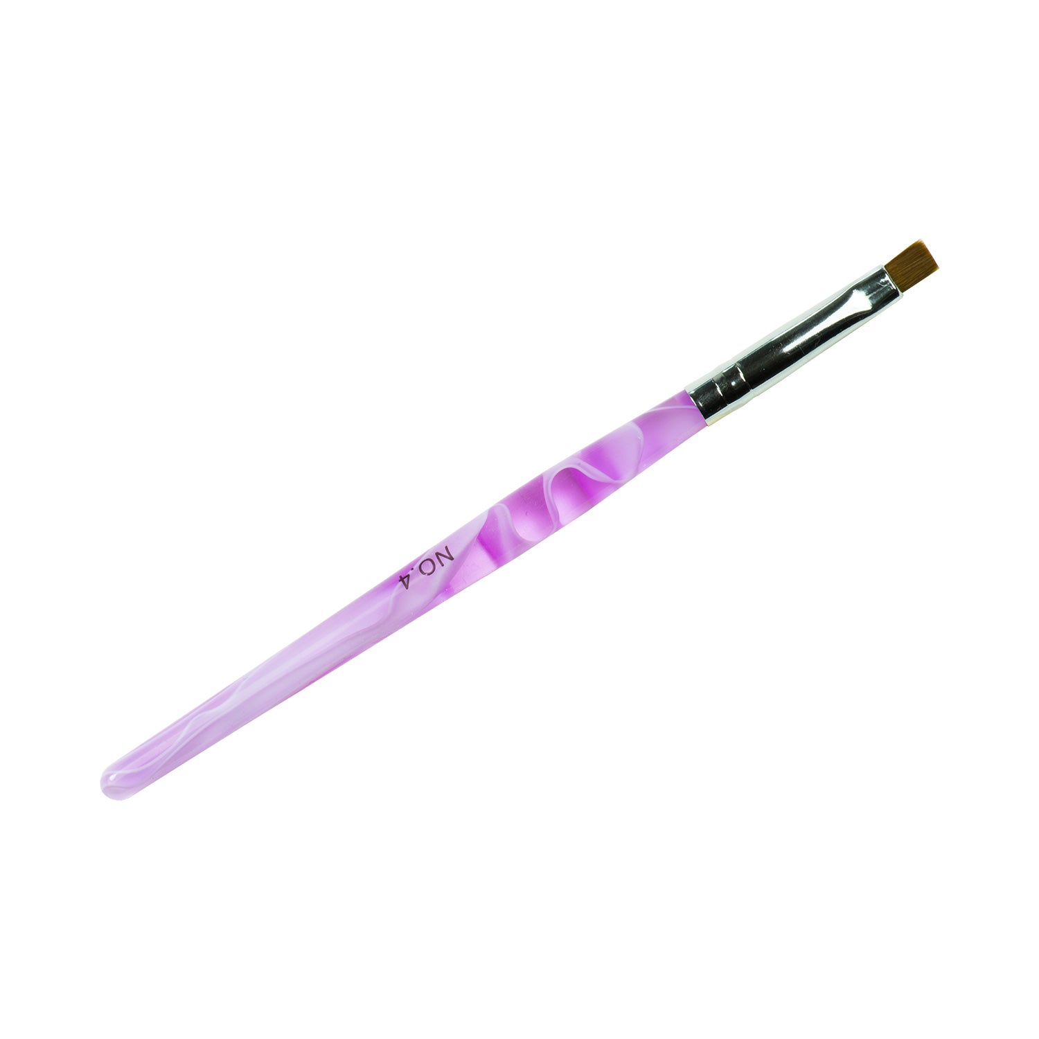Nails Beauty Factory Profi Studio French Pinsel Kolinsky Purple Gr 4