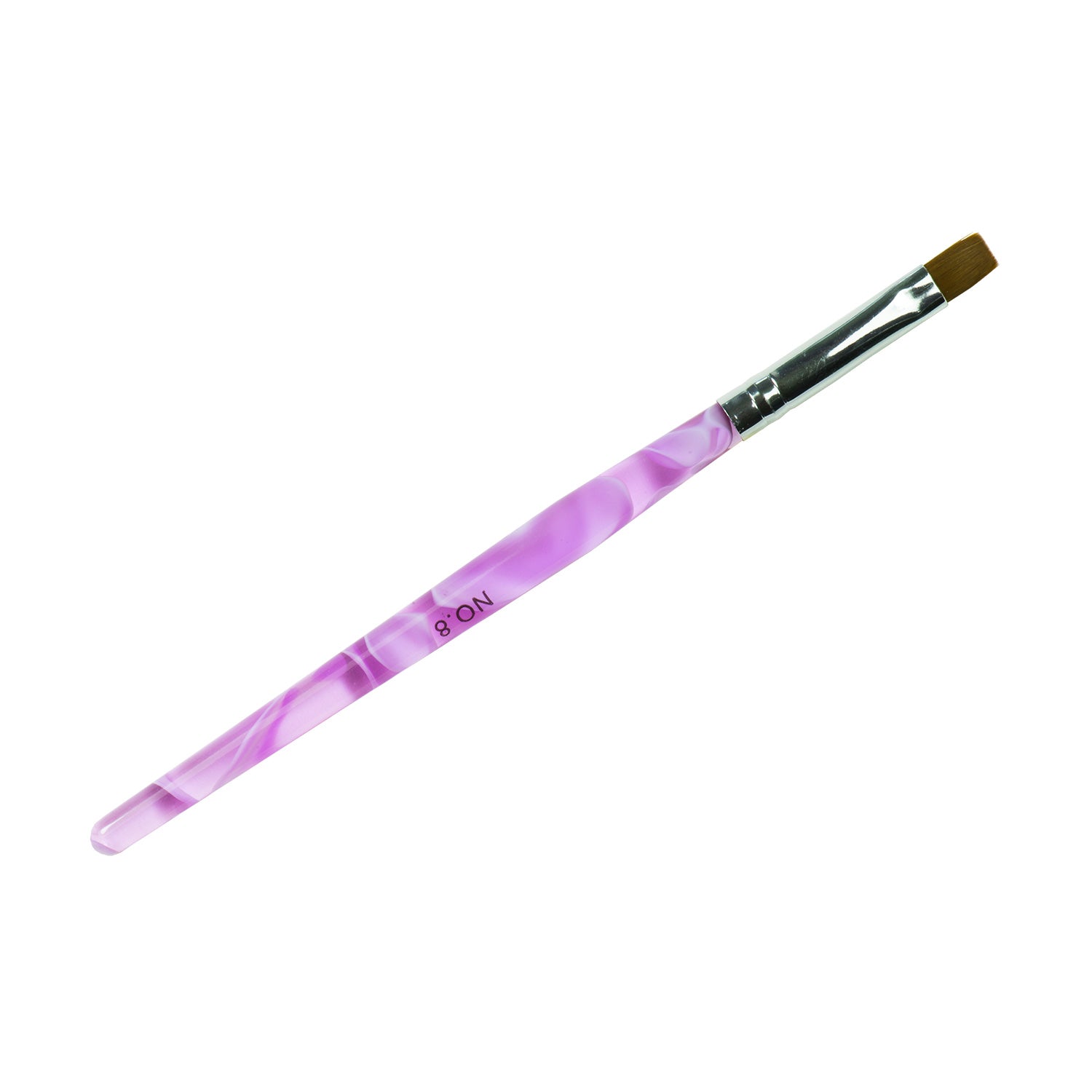 Nails Beauty Factory Profi Studio French Pinsel Kolinsky Purple Gr 8
