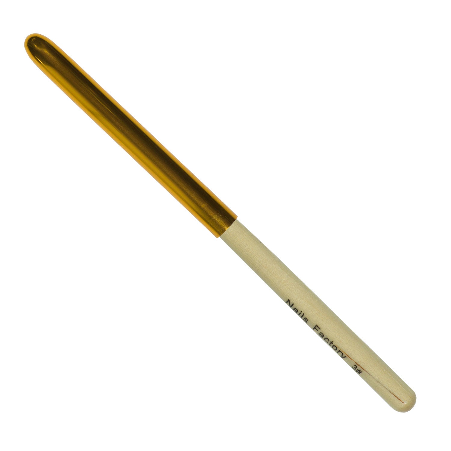 Nails Factory Gel Pinsel Gold No 3 Kappe