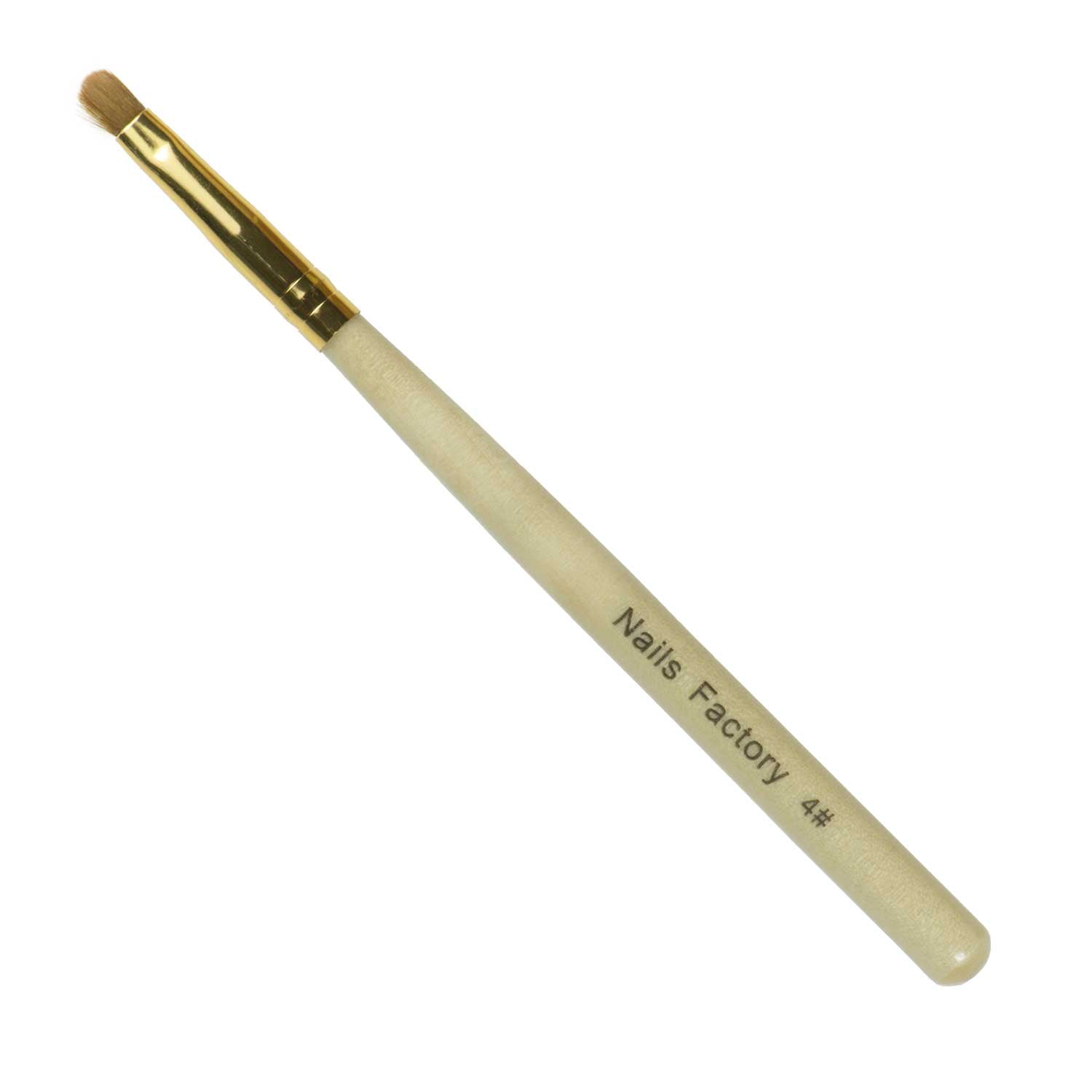 Nails Factory Gel Pinsel Rund No 4 komplett