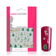 Nails Factory Nagelsticker Christmas gold Schlitten
