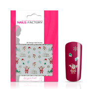 Nails Factory Nagelsticker Christmas silver Merry Christmas564c79dfa2bbd