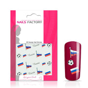 Nails Factory Nail Tattoos Fussbal Russia