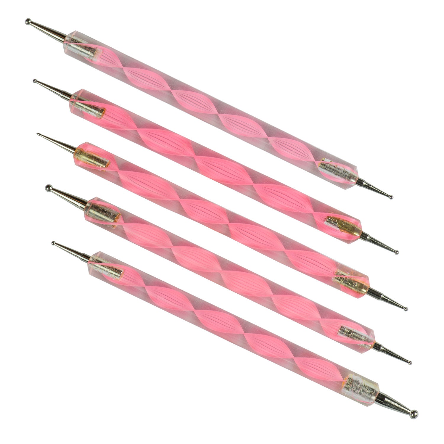 Nails Factory Nailart Dotting Pen Rosa 5er Set komplett