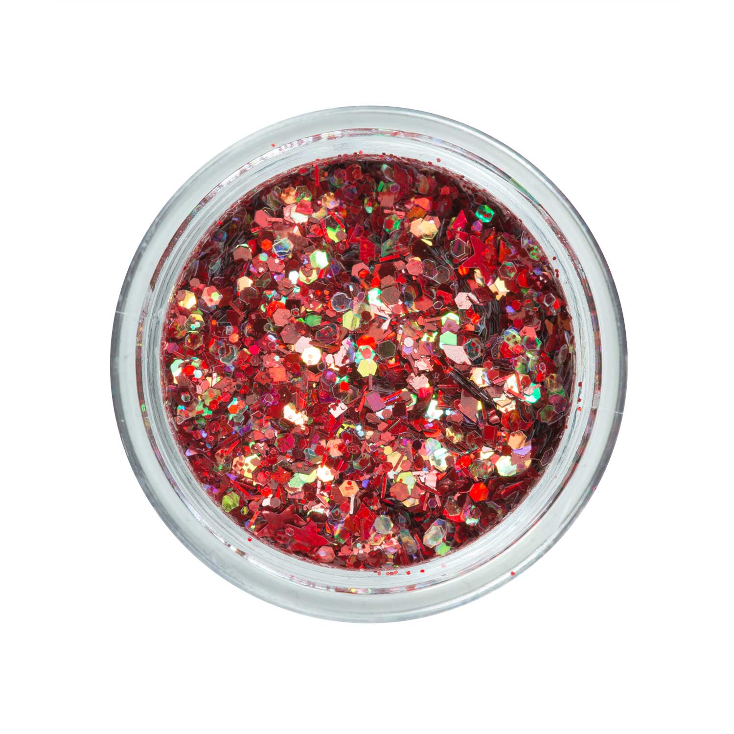 Nails Factory Nailart Glitter Mix Red Fantasy 12er Set 11