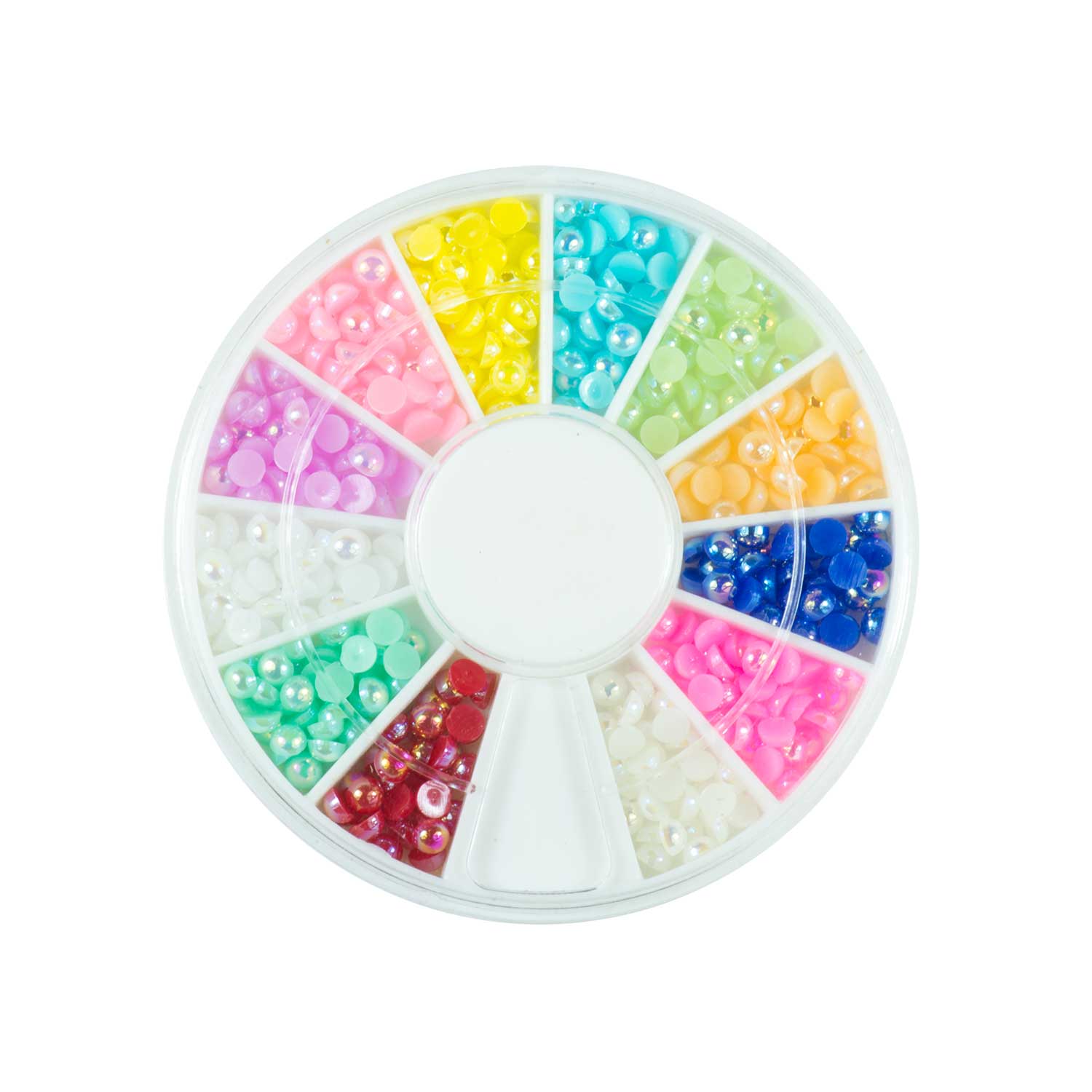 Nails Factory Nailart Pearls Rainbow Gross 720 Stueck