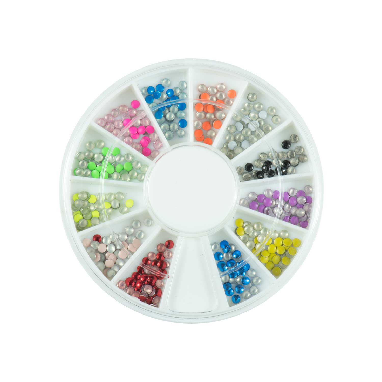 Nails Factory Neon Nailart Stones Rondell Klein 500 Stueck