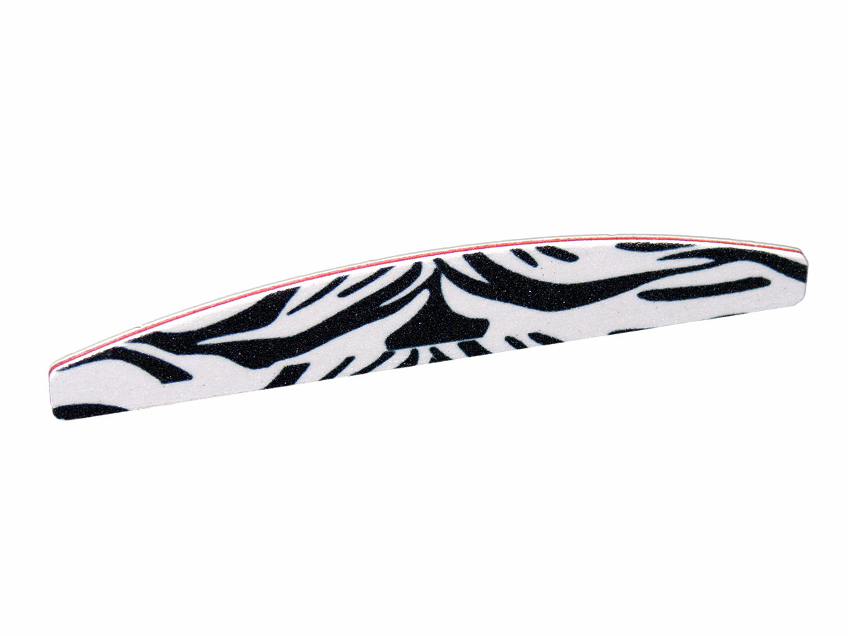 Nails Factory Profi Feile Trapez Zebra Design