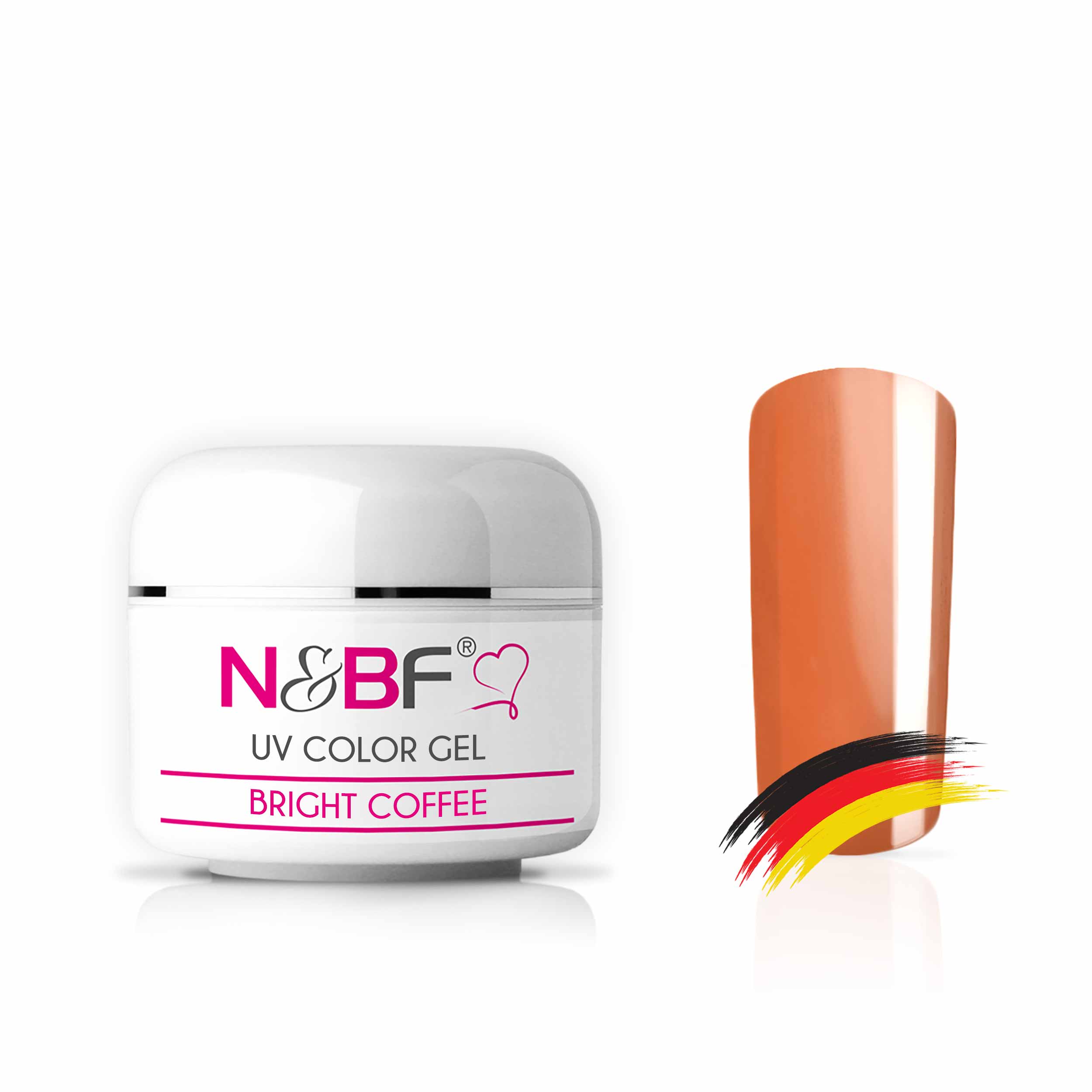Nails and Beauty Factory 124133408 UV COLOR GEL BRIGHT COFFEE