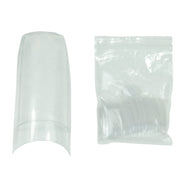Nails and Beauty Factory Classic Nagel Tips Clear Nachfuellbeutel 500 Stueck N
