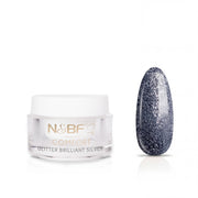 N&BF Comfort Glitter Farbgel Brilliant Silver 5ml