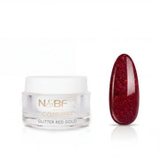 N&BF Comfort Glitter Farbgel Red Gold 5ml