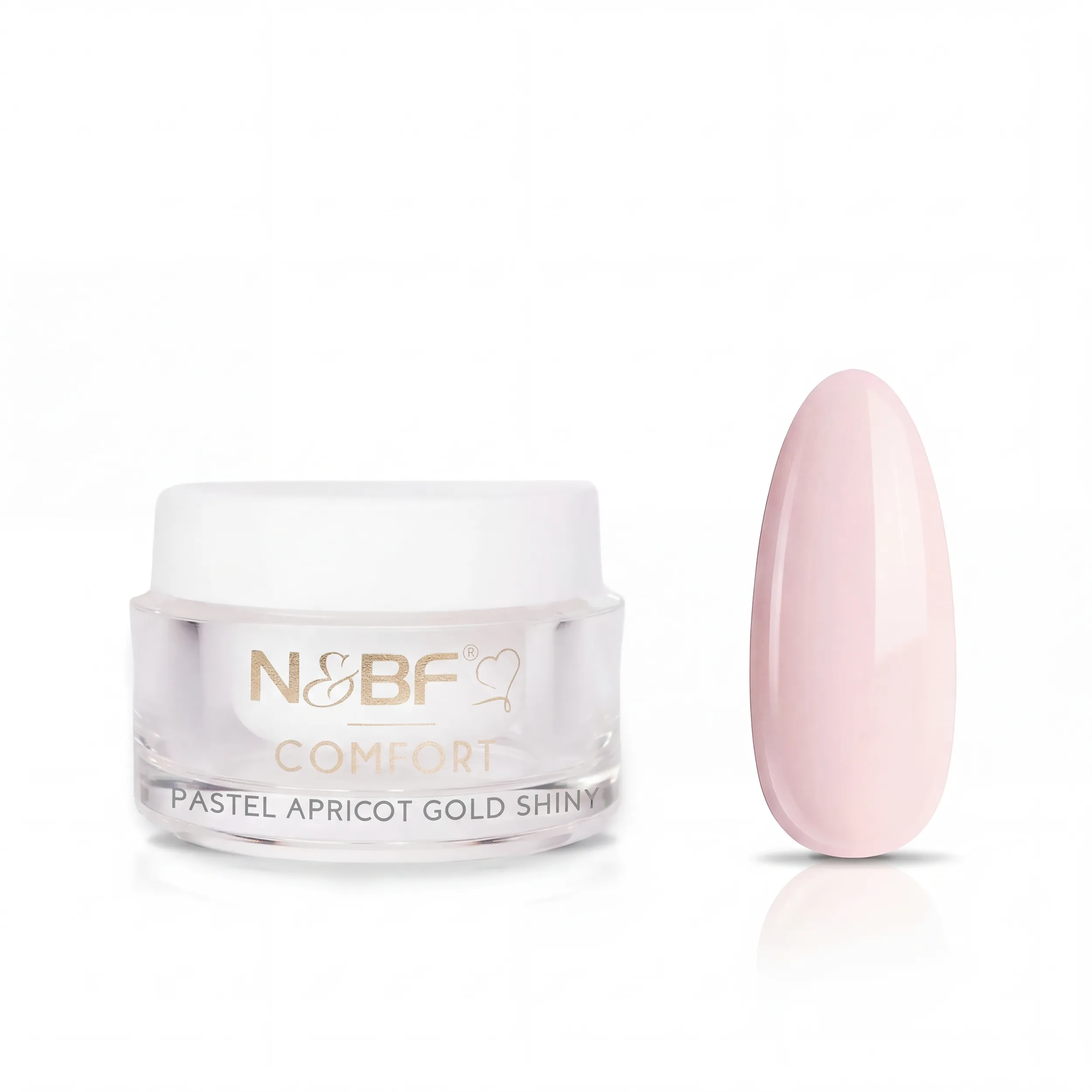 N&BF Comfort Farbgel Pastel Apricot Gold Shiny 5ml