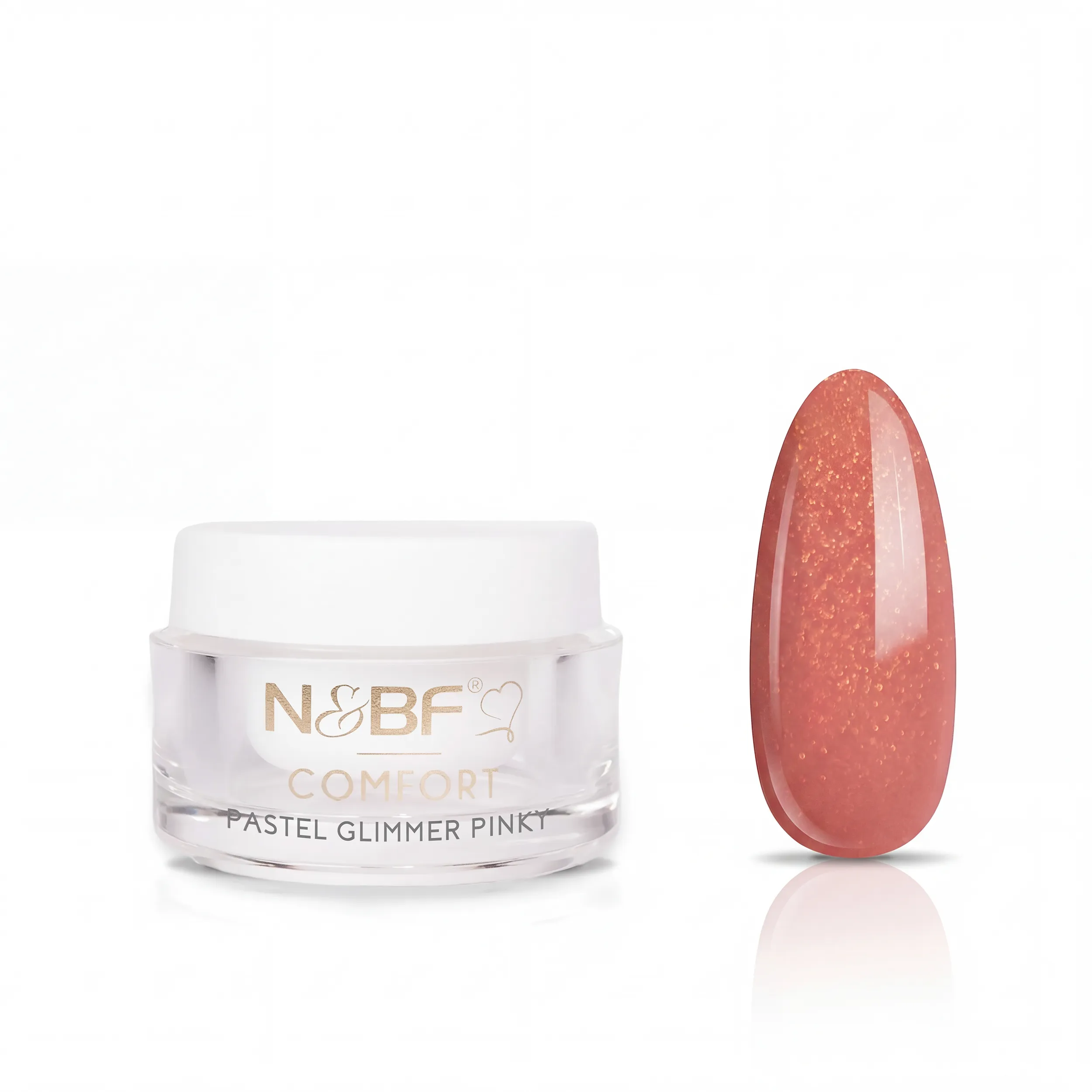 N&BF Comfort Farbgel Pastel Glimmer Pinky 5ml