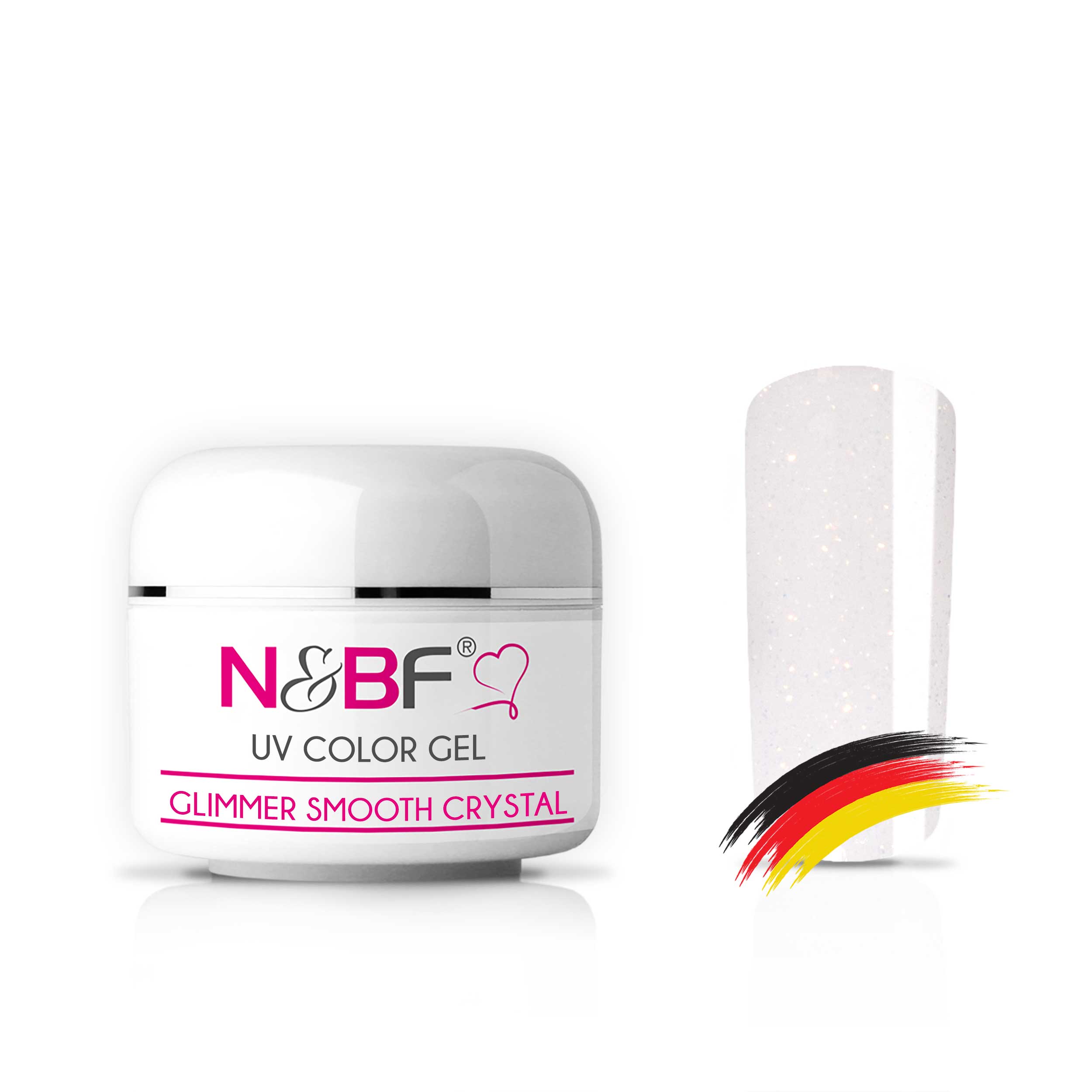 Nails and Beauty Factory Farbgel Glimmer Smooth Crystal 5 ml 23 01