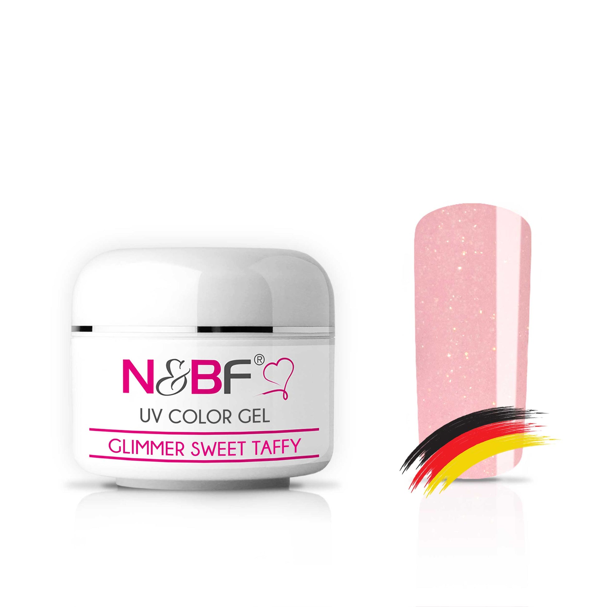 Nails and Beauty Factory Farbgel Glimmer Sweet Taffy 5 ml 23 01