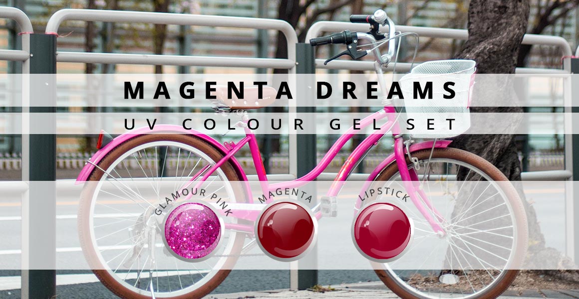 Nails and Beauty Factory Farbgel Set Magenta Dreams 23 01