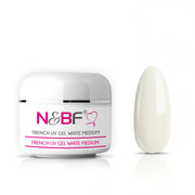 French White Medium UV Gel mittelviskos 15ml