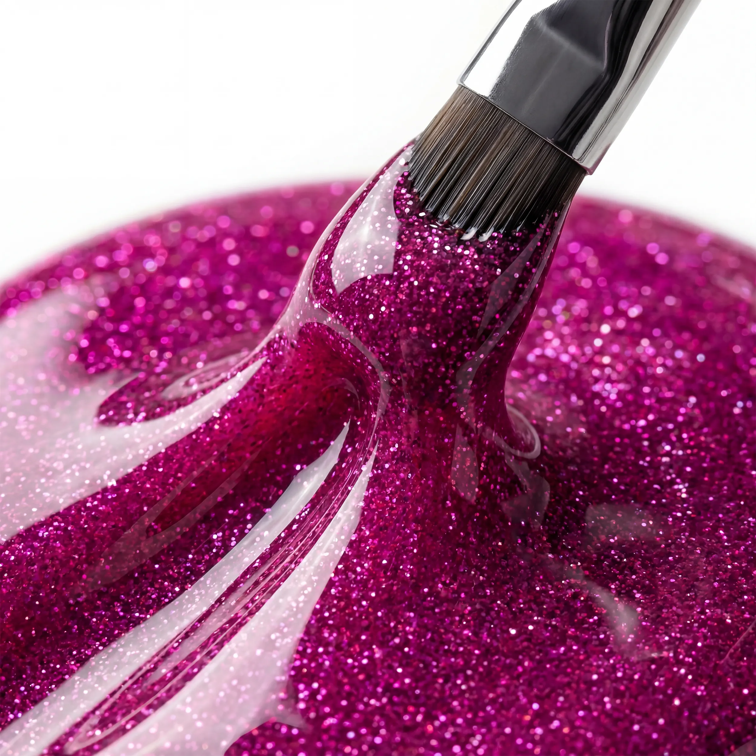 N&BF Glitter Farbgel Glamour Pink 5ml