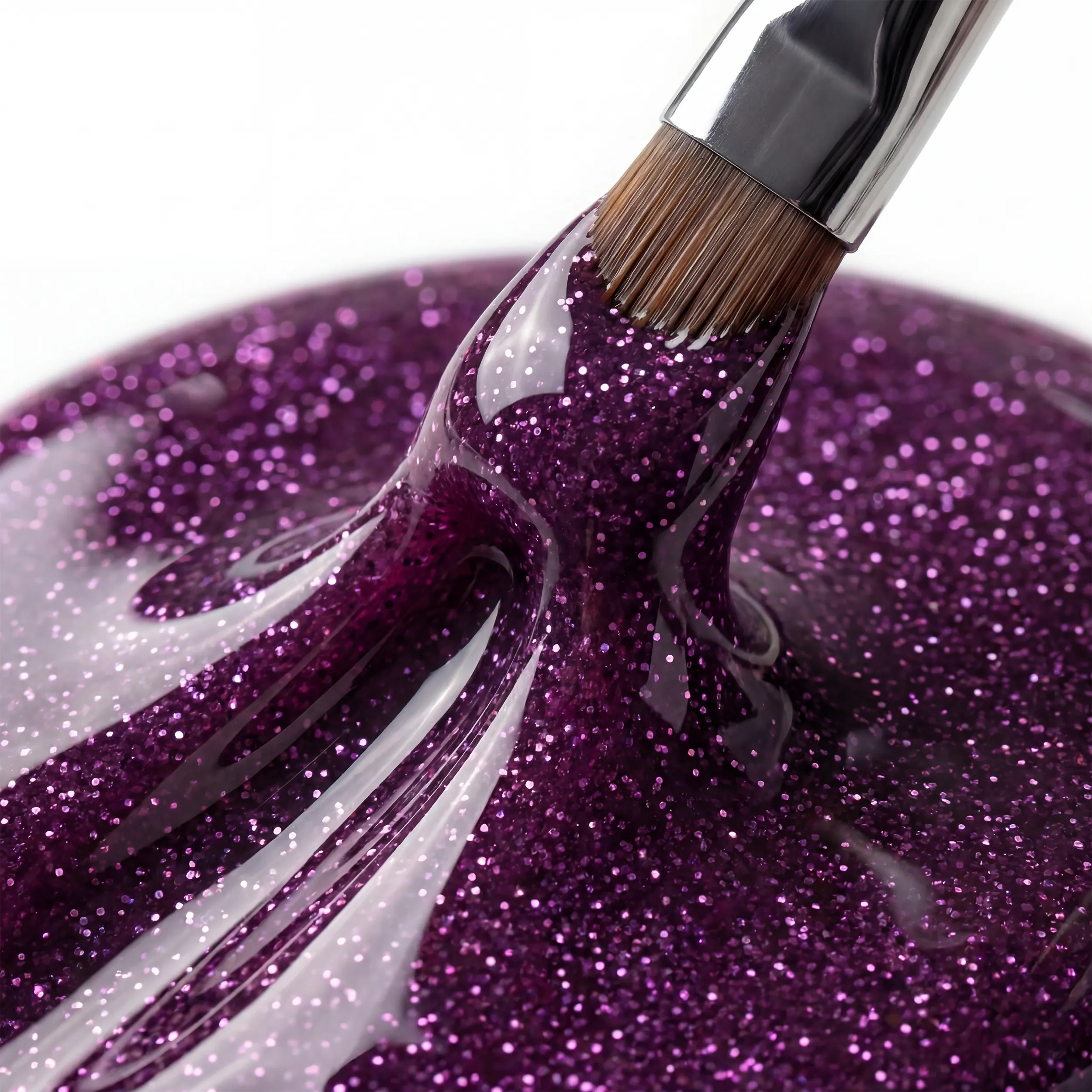 Glitter Farbgel Purple Glam 5ml