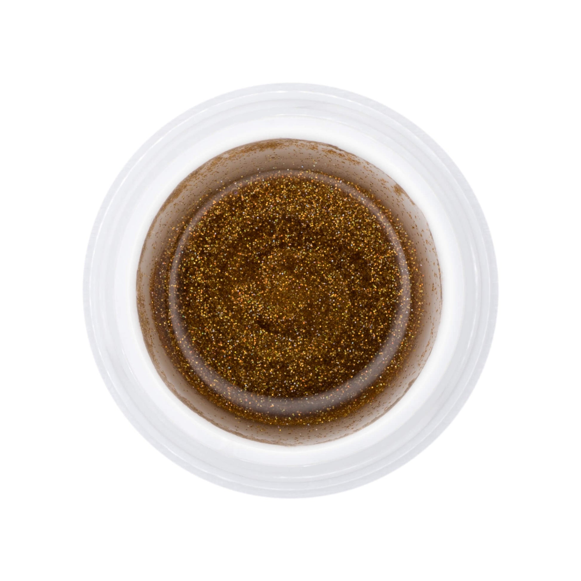 Nails and Beauty Factory Glitter UV Color Gel Dark Gold 5 ml Jar