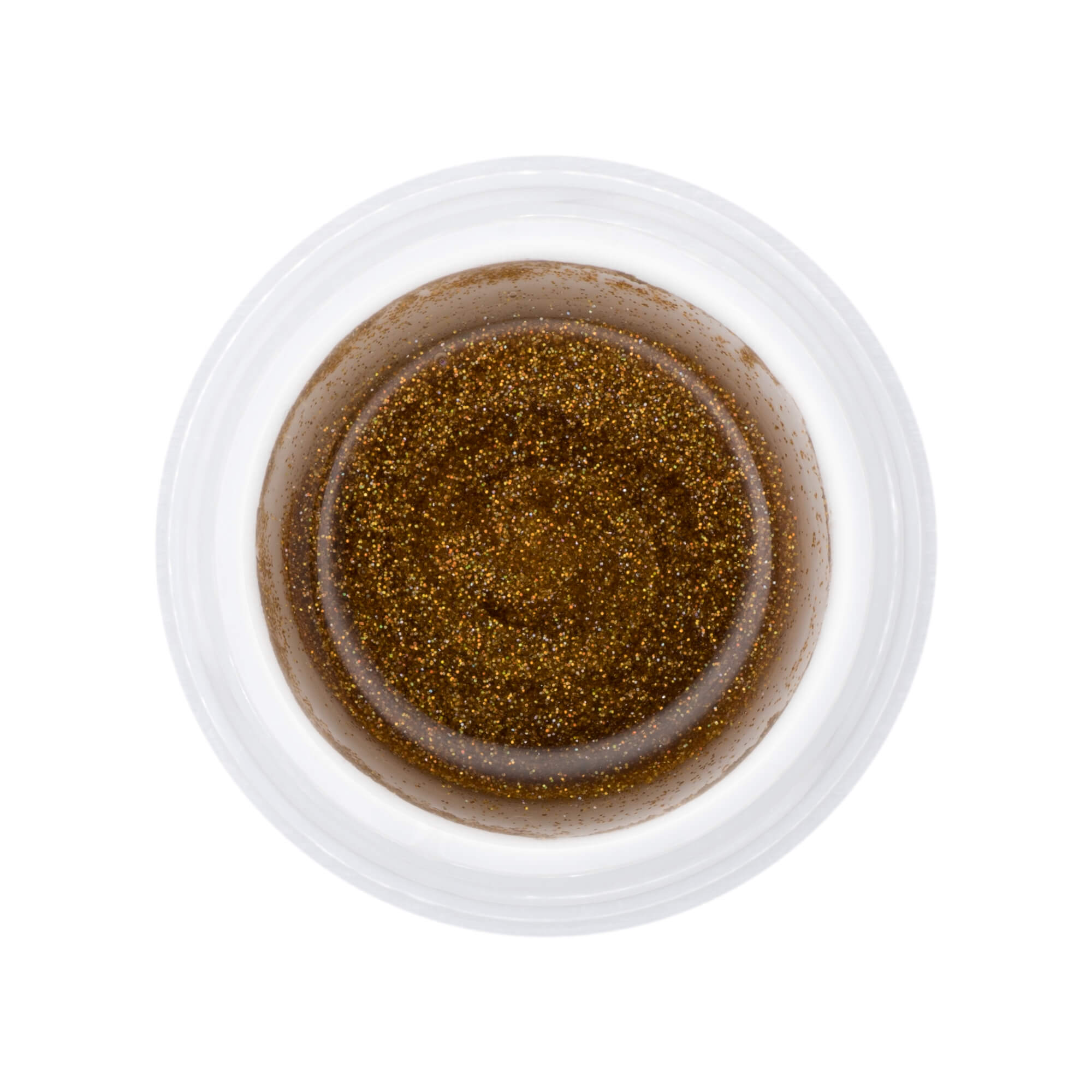 Nails and Beauty Factory Glitter UV Color Gel Dark Gold 5 ml Jar