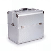 Kosmetikkoffer Aluminium Silver Design rund