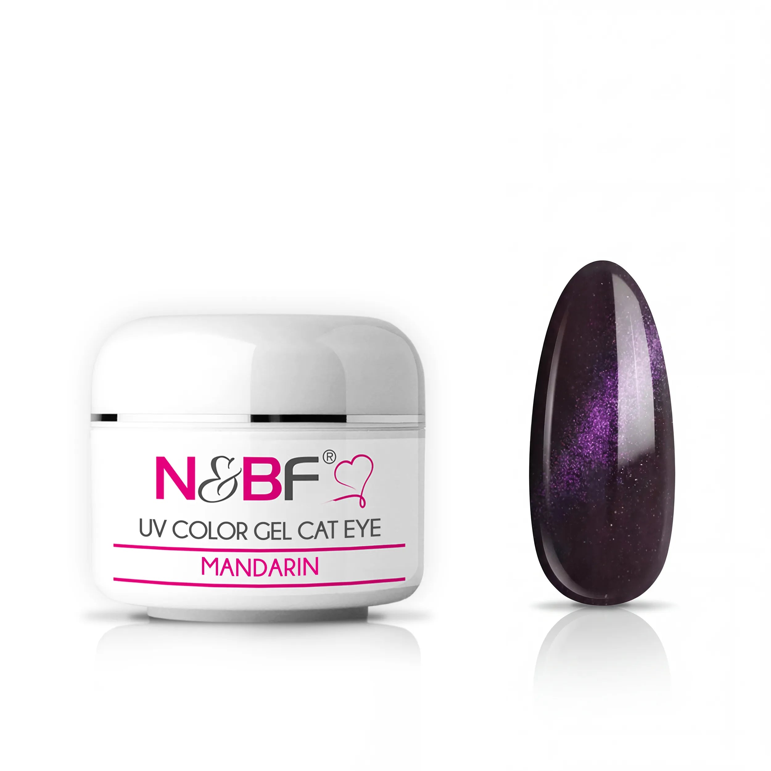 Cat Eye Farbgel Mandarin 5ml
