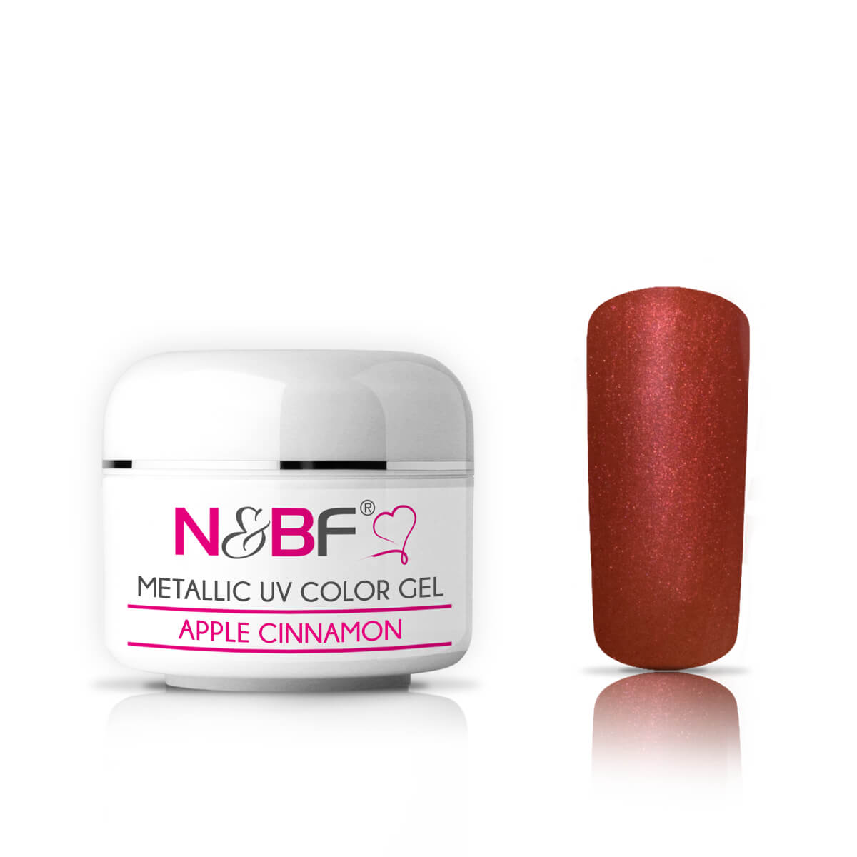 Nails and Beauty Factory Metallic UV Color Gel Apple Cinnamon 5 ml