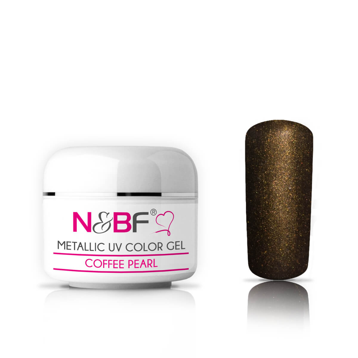 Nails and Beauty Factory Metallic UV Color Gel Coffee Pearl 5 ml