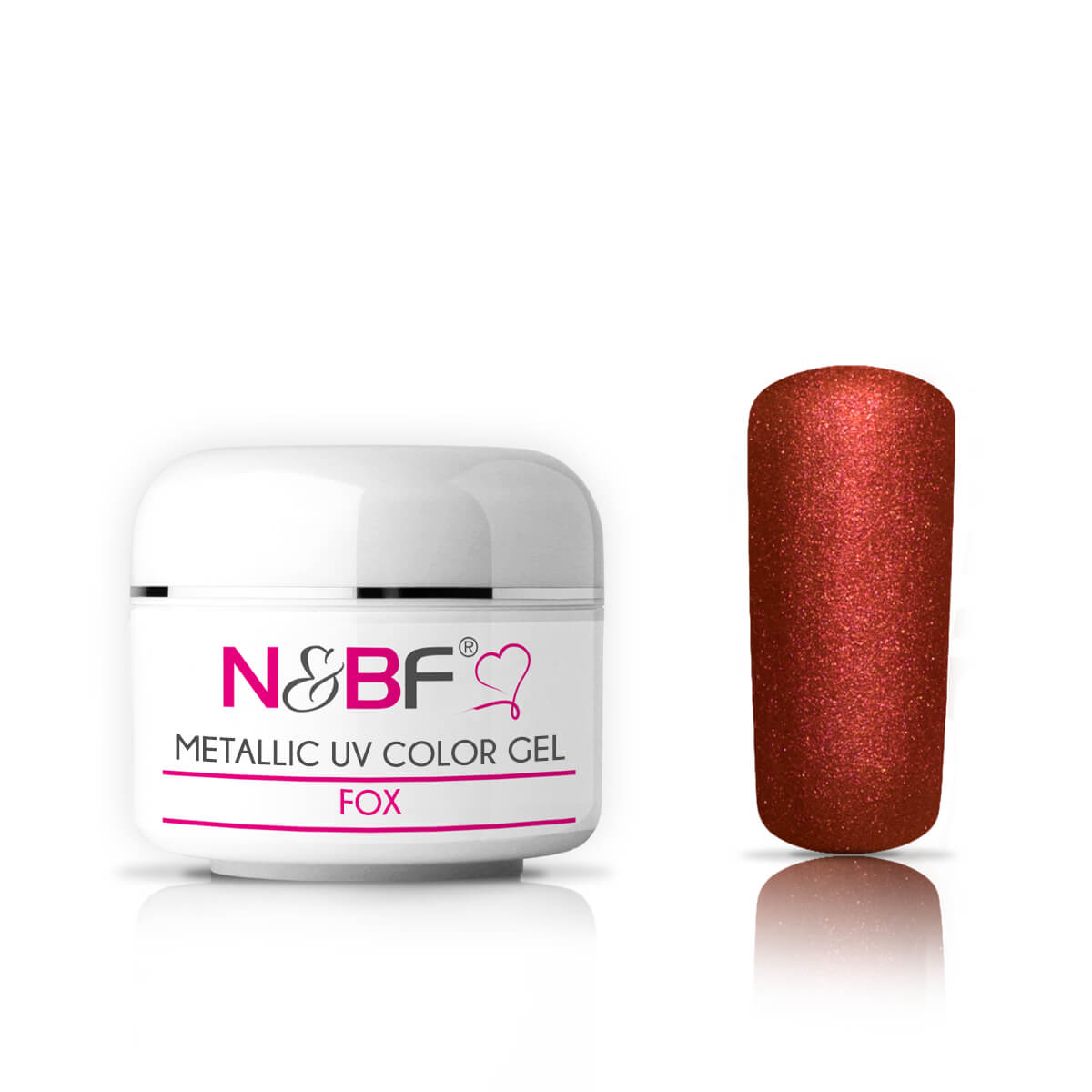 Nails and Beauty Factory Metallic UV Color Gel Fox 5 ml