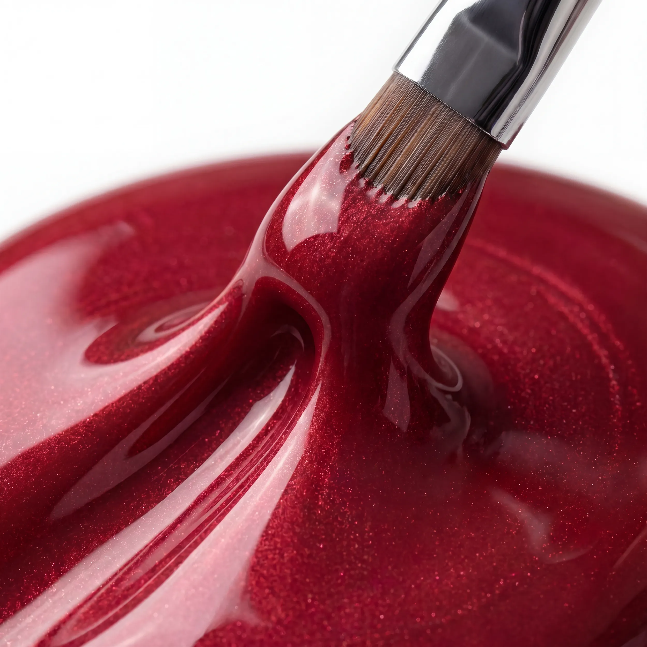 Metallic Farbgel Kisses Red 5ml