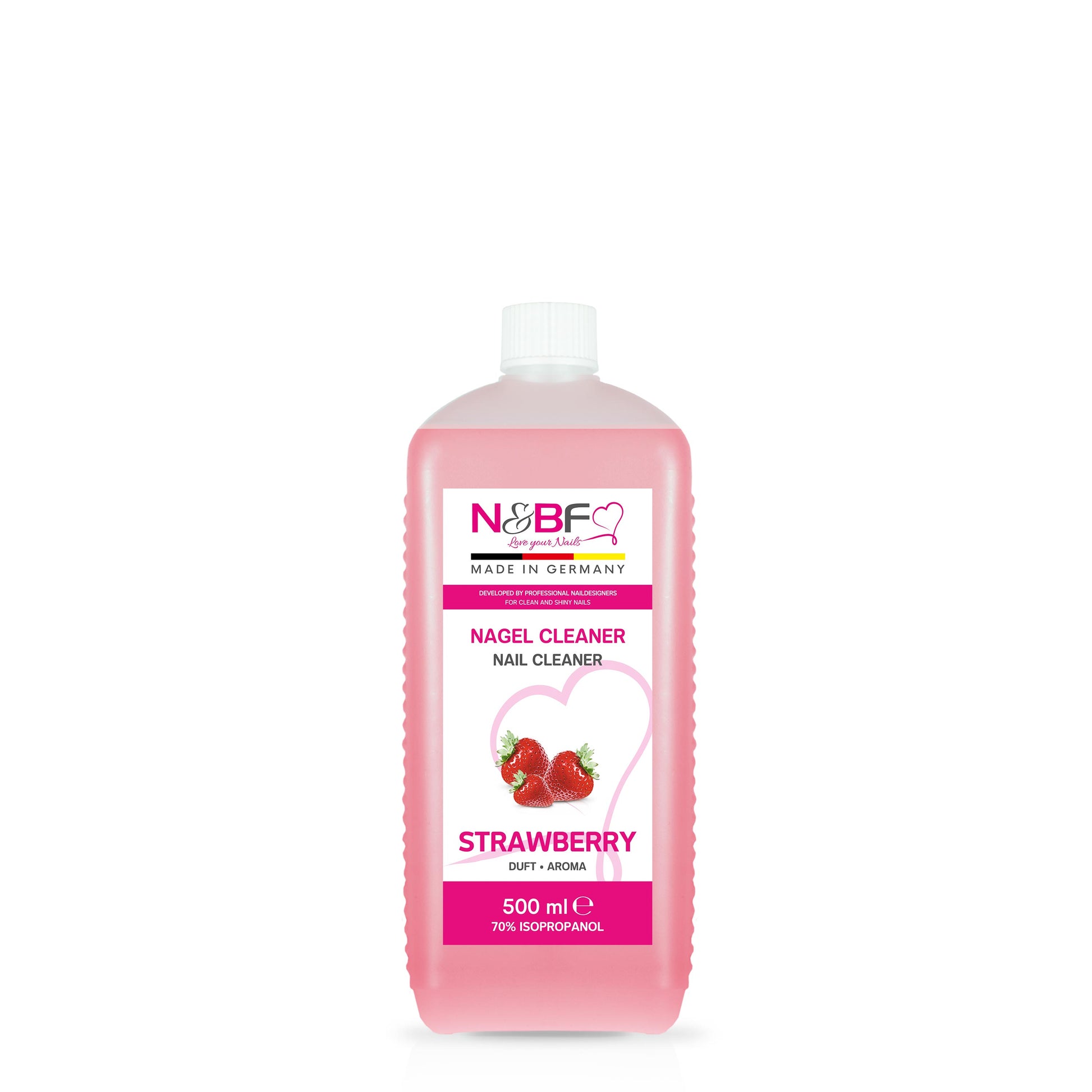 N&BF Nagel Cleaner Erdbeer Duft 500ml Produktbild