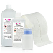 N&BF Nagel Cleaner 1000ml  +  Primer 500ml Dispsenser & Zelletten Set Produktbild