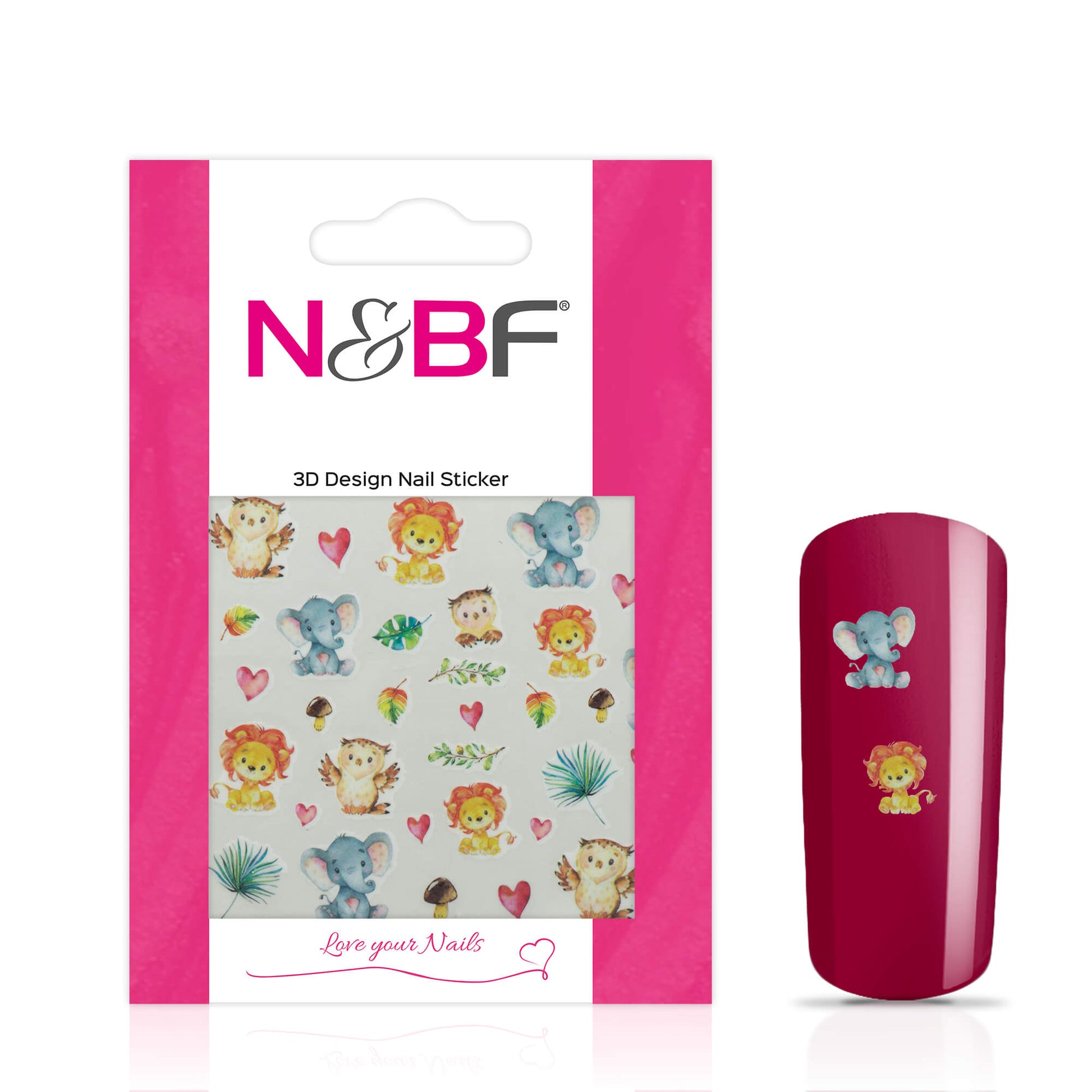 Nails and Beauty Factory Nagelsticker Fantasy Animals