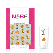 Nails and Beauty Factory Nagelsticker Fantasy Fox Deer