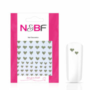 Nails and Beauty Factory Nagelsticker Glitter Golden Hearts 1