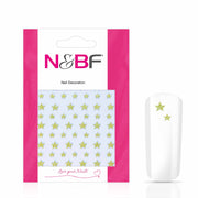Nails and Beauty Factory Nagelsticker Glitter Golden Stars 1