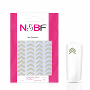 Nails and Beauty Factory Nagelsticker Golden Smile Lines 1
